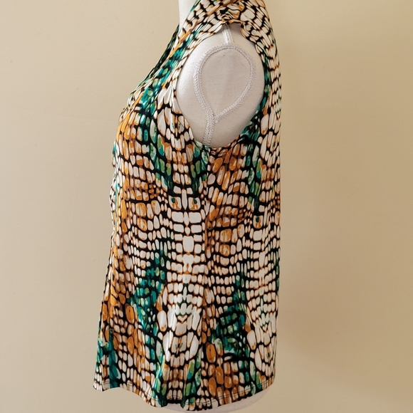 East 5th animal print blouse size medium - Picture 4 of 7